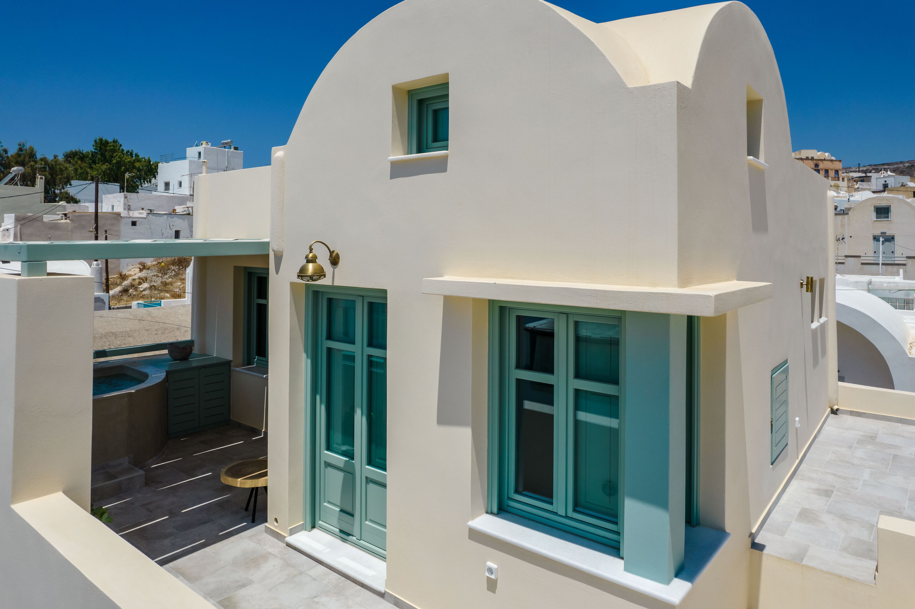 Fachada de la propiedad