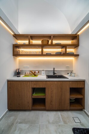 Suite | Eigene Küche | Ofen, Geschirrspüler, Espressomaschine, Toaster