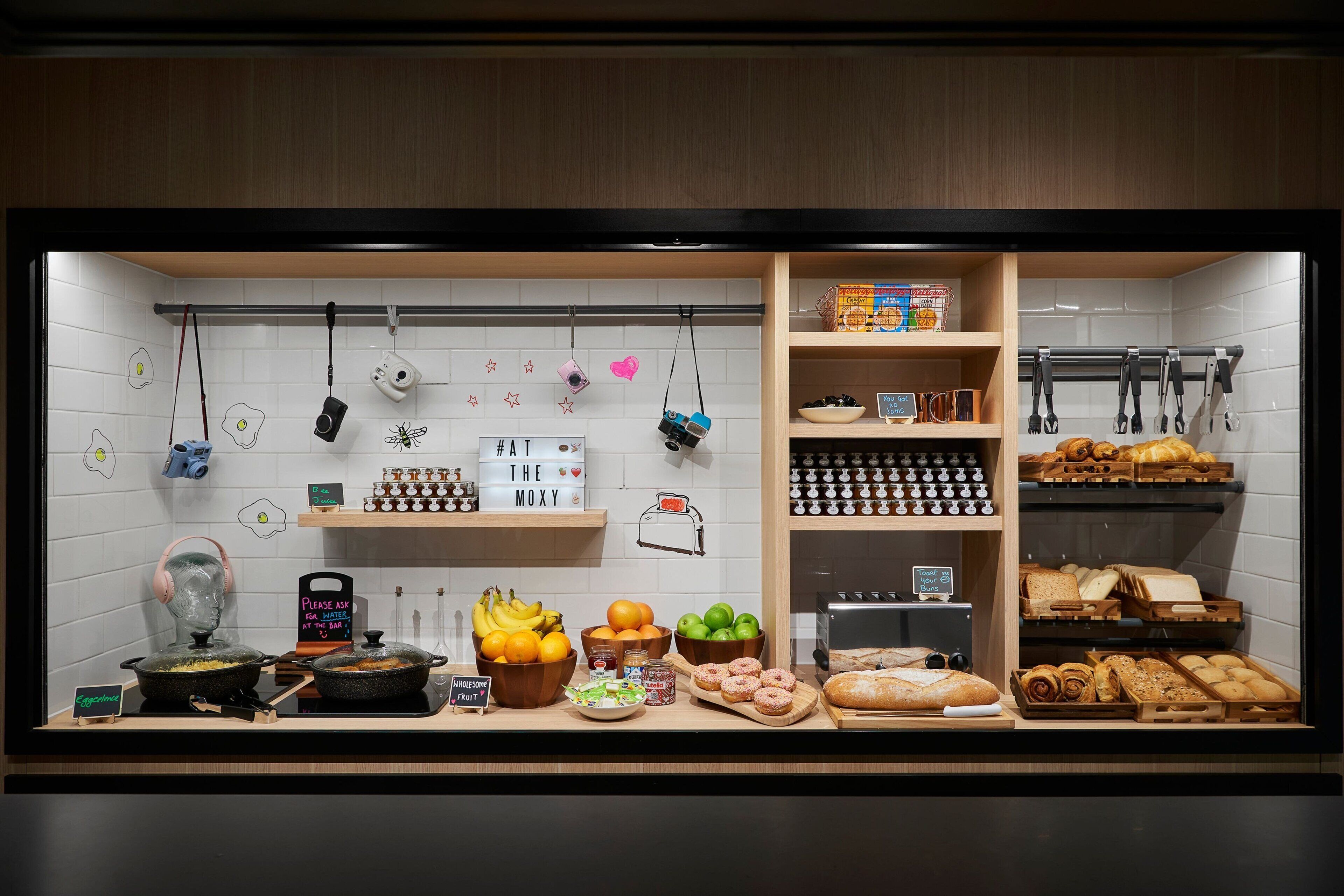 daily buffet breakfast (gbp 12.50 per person)