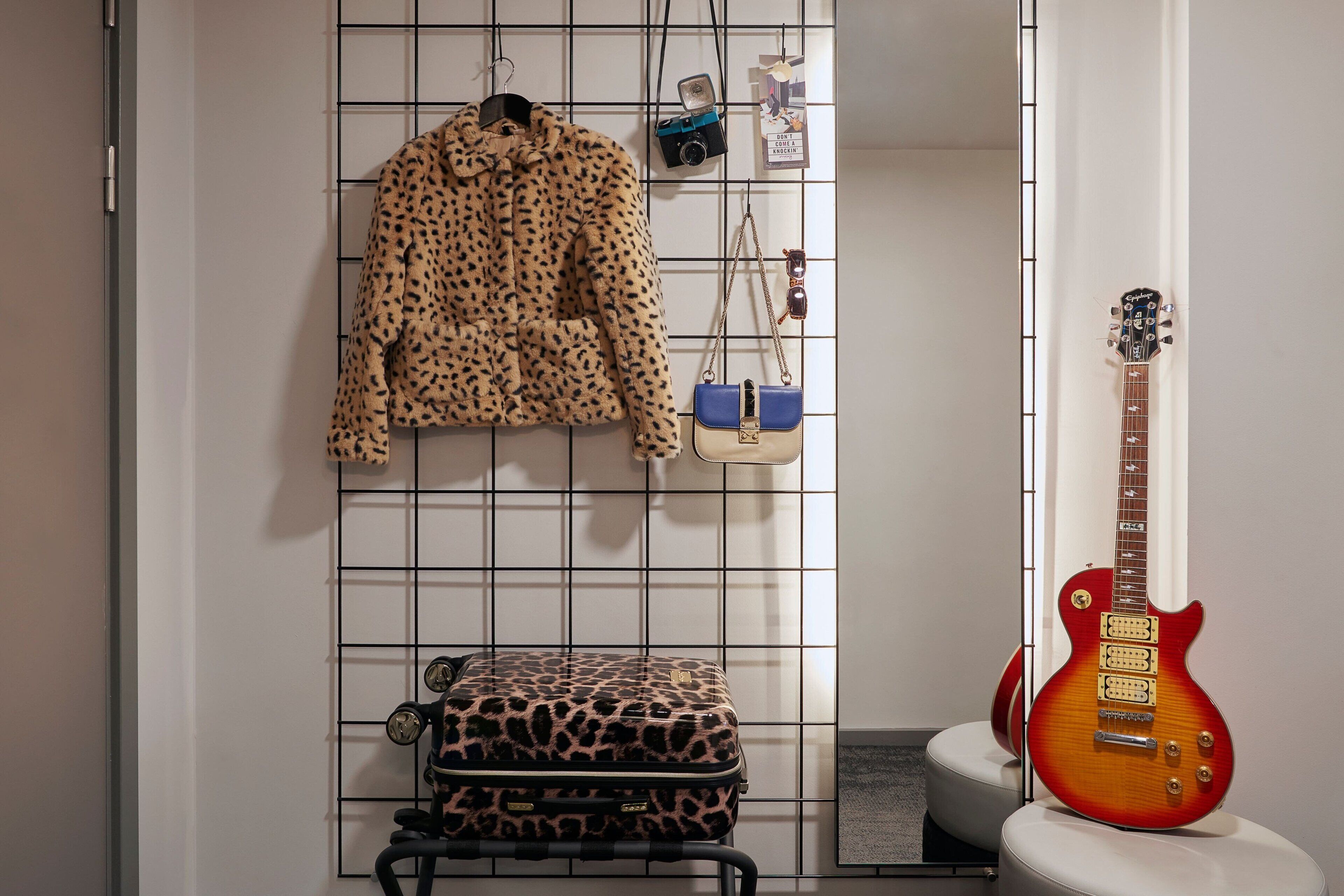 hypo-allergenic bedding, blackout curtains, free cots/infant beds