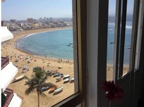 Vue sur la plage ou l’océan