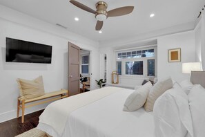 4 bedrooms, iron/ironing board, travel crib, WiFi