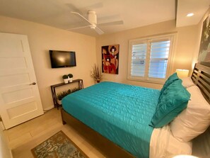 2 bedrooms, iron/ironing board, free WiFi, bed sheets
