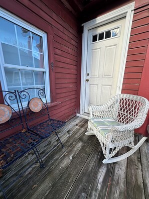 Exterior detail - Captain's House 1BR Suite. Walk to everything. (Bath)