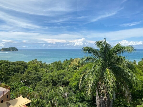 Blick von der Unterkunft