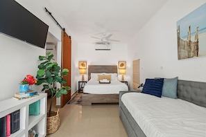 3 bedrooms, iron/ironing board, travel crib, free WiFi