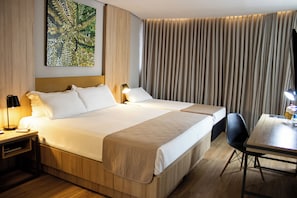 Hypo-allergenic bedding, free WiFi, bed sheets - Hotel Cassino Tower São José do Rio Preto by Nacional Inn (São José do Rio Preto)