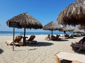 On the beach