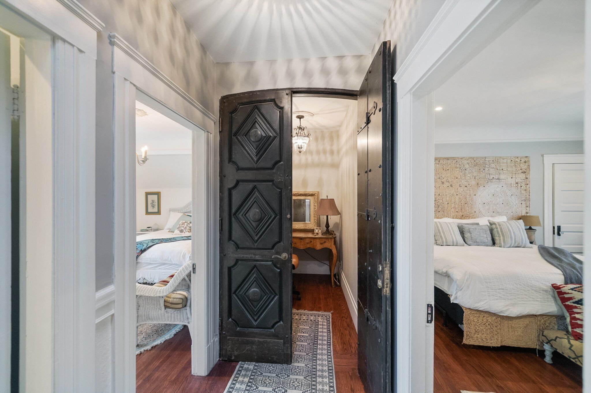 2 bedrooms, iron/ironing board, travel crib, WiFi