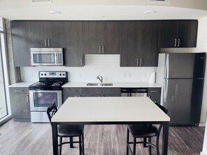 Private kitchen - lovely 1 bedroom condo with a nice view of the city (Atlanta)