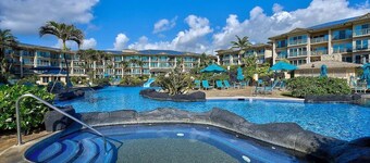Waipouli Beach Resort | Spacious 2BD Retreat -Lazy River, Spa & Central Location