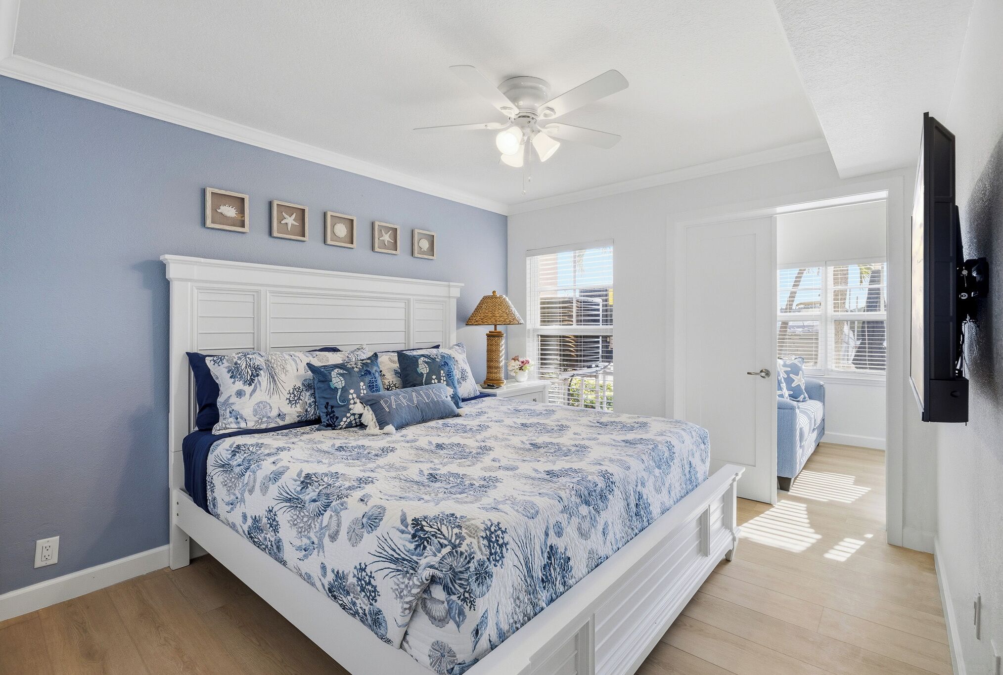 1 bedroom, iron/ironing board, travel crib, free WiFi