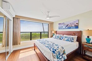2 bedrooms, iron/ironing board, travel crib, free WiFi - Poipu Shores 101A – Oceanfront, Ground Floor, Waves Below Your Lanai (Koloa)