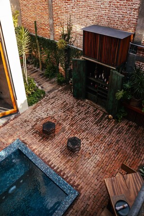 Grand Room, 1 King Bed, Courtyard View | Courtyard view - El Recinto Luxury Hotel (San Miguel de Allende)