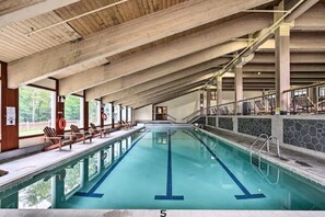 Indoor pool, outdoor pool