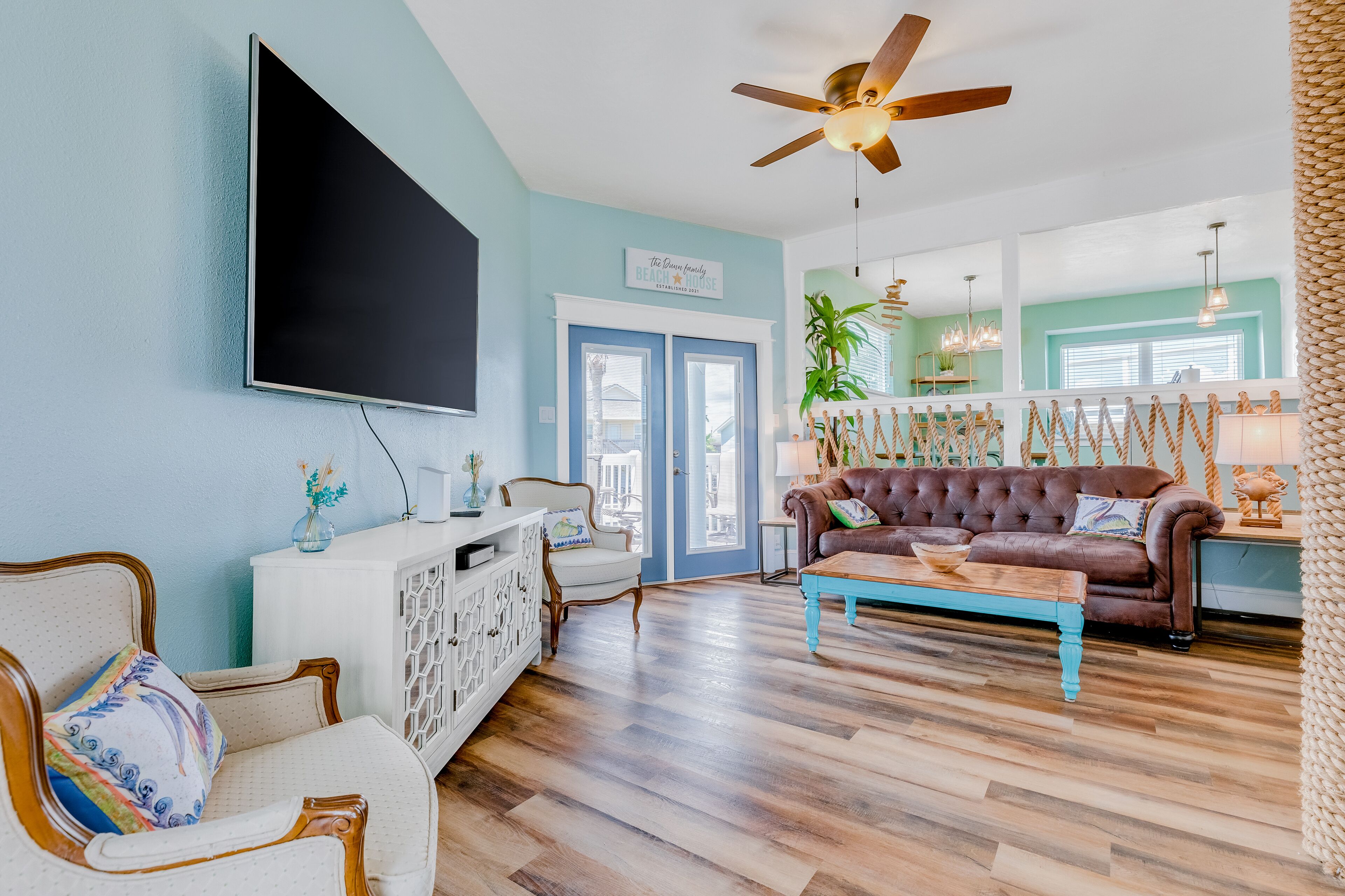 Dog-friendly waterfront home on canal with kayaks, firepit, & furnished decks