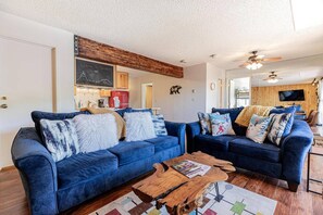 Smart TV, fireplace, DVD player, books - Ski In/Walk Out w/Unforgettable Views+ Hot Tub-W/D in Unit-Mini Arcade-Fireplace-Deck-Elevator (Steamboat Springs)