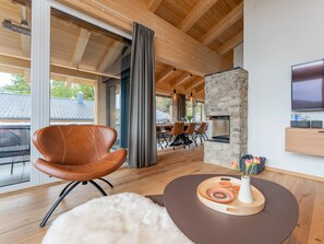 Fernseher, Kamin