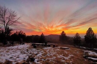 Sunset & City lights Kings Canyon & Sequoia