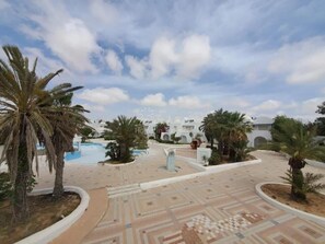 Piscine extérieure, piscine chauffée