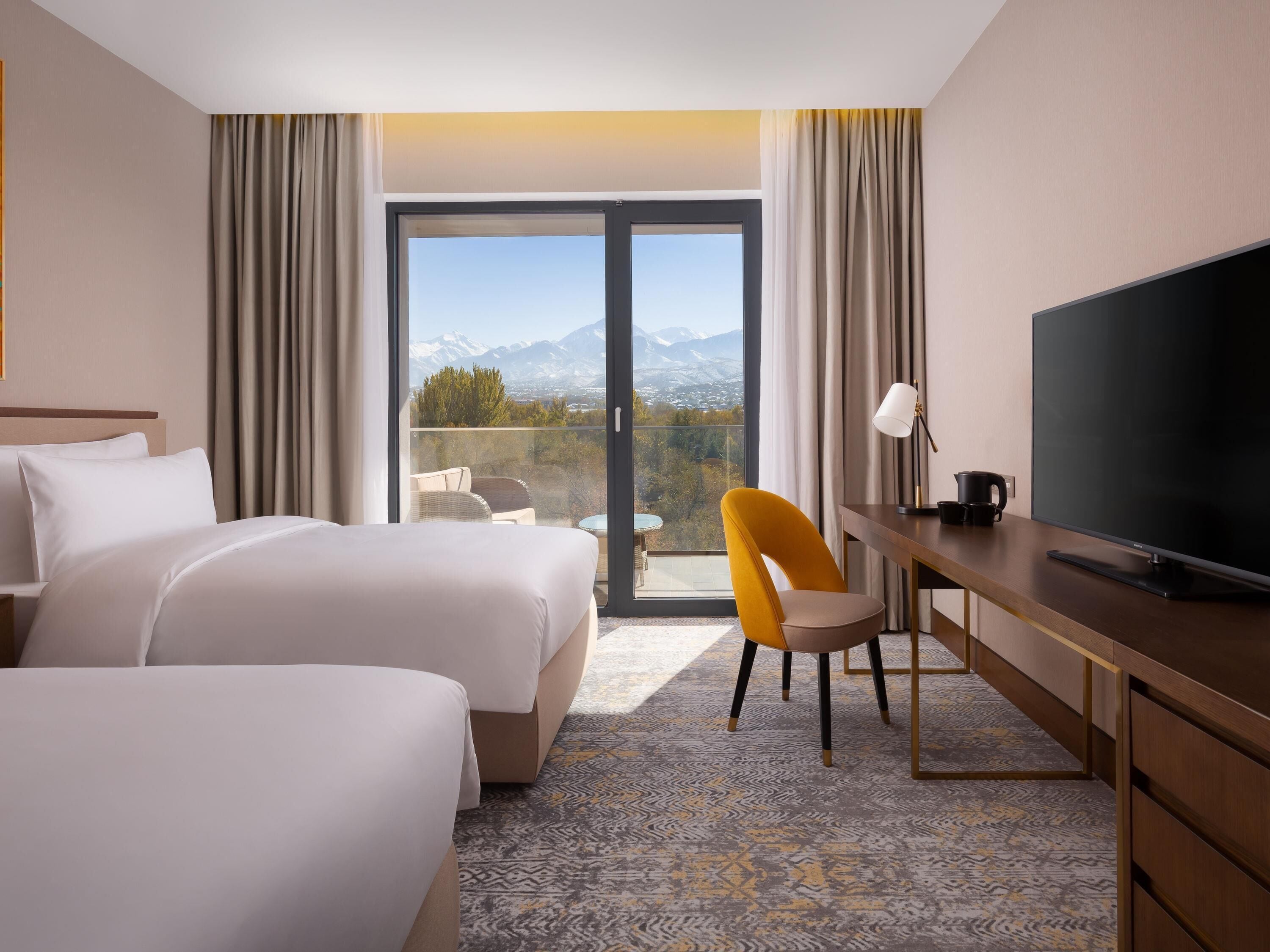 Literie de qualité, minibar, coffre-fort pour ordinateur portable