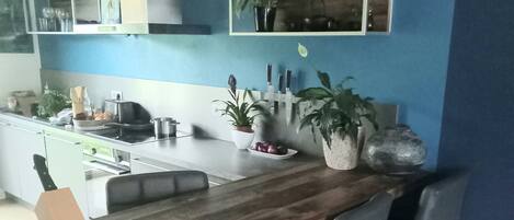 Kühlschrank, Ofen, Herdplatte, Geschirrspüler