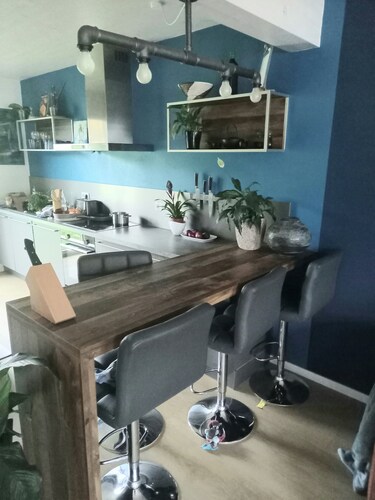 Architects Wooden house, maisonette 