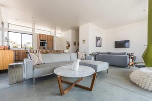 TV, fireplace, DVD player, stereo - Desert Diamond by Homestead Modern (Yucca Valley)