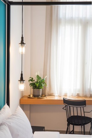 Junior Studio Suite | Premium bedding, in-room safe, desk, blackout drapes - MONK Monastiraki Suites (Athens)