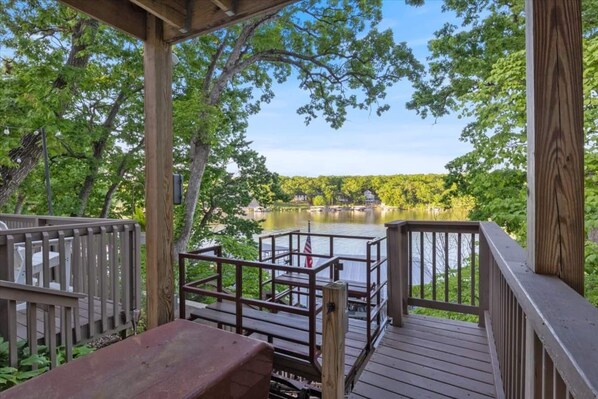 Property grounds - The Anchor House — Experience lakeside luxury at a spacious 5-bedroom retreat in Osage Beach. Enjoy breathtaking views, modern comforts, and direct lake access for the perfect Lake of the Ozarks getaway. (Osage Beach)