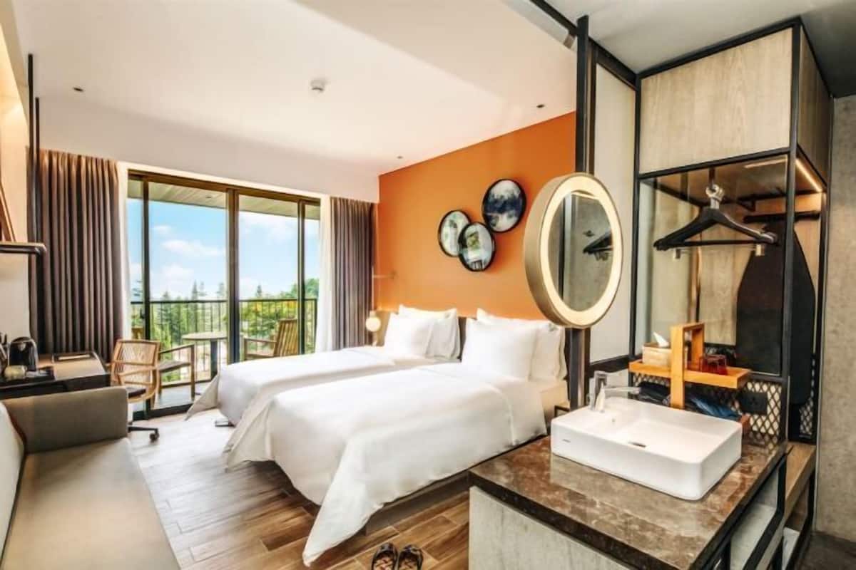 1 habitación, minibar, caja de seguridad en la habitación y escritorio
