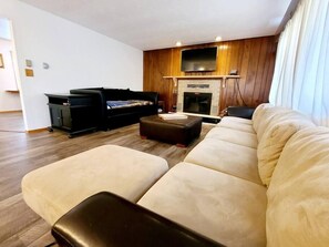 TV connectée, cheminée