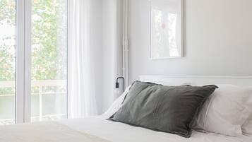 Apartment, 2 Schlafzimmer | 2 Schlafzimmer, Bügeleisen/Bügelbrett, kostenloses WLAN, Bettwäsche