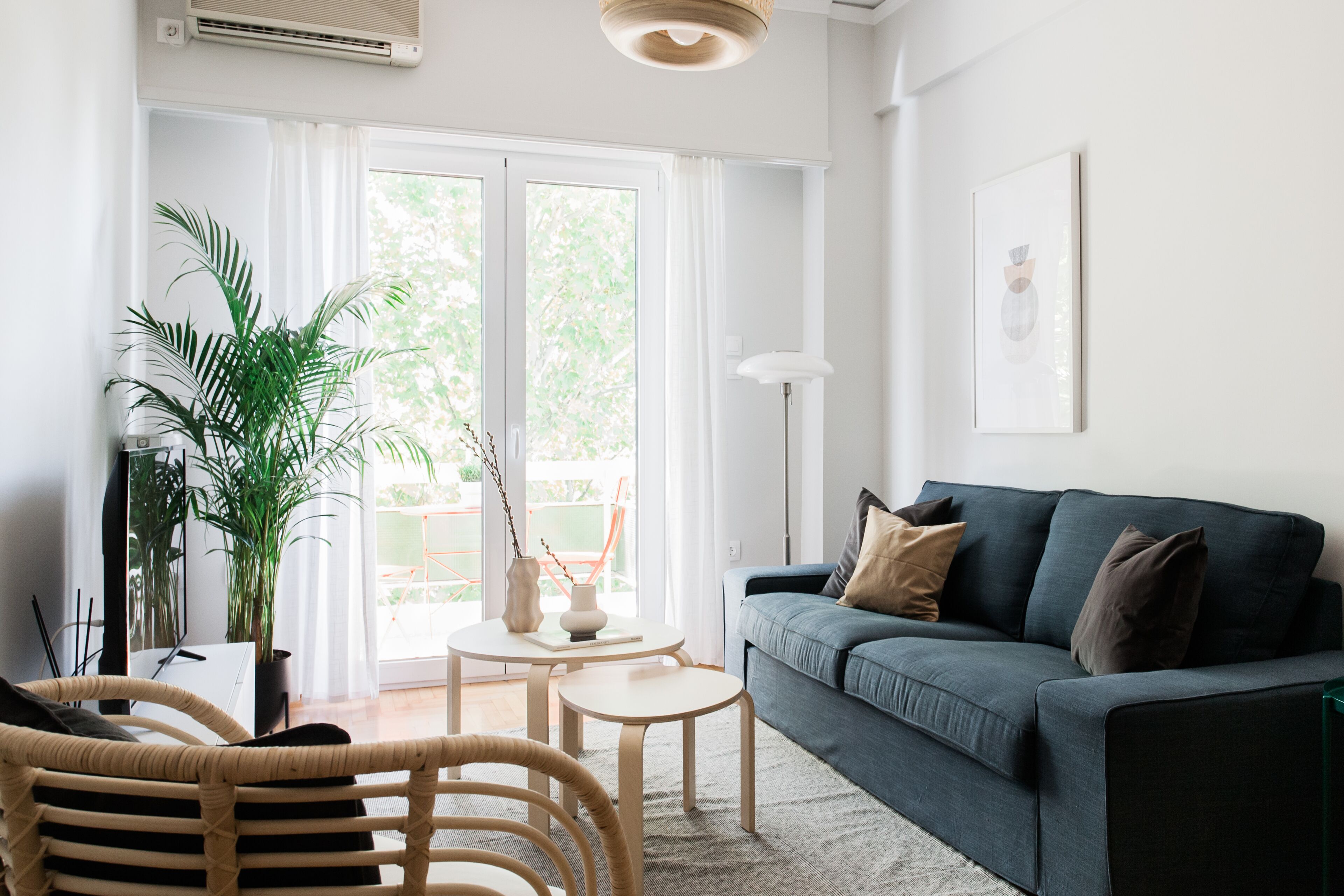 Apartment, 2 Bedrooms | Living area | 43-inch Smart TV with digital channels, TV, Netflix