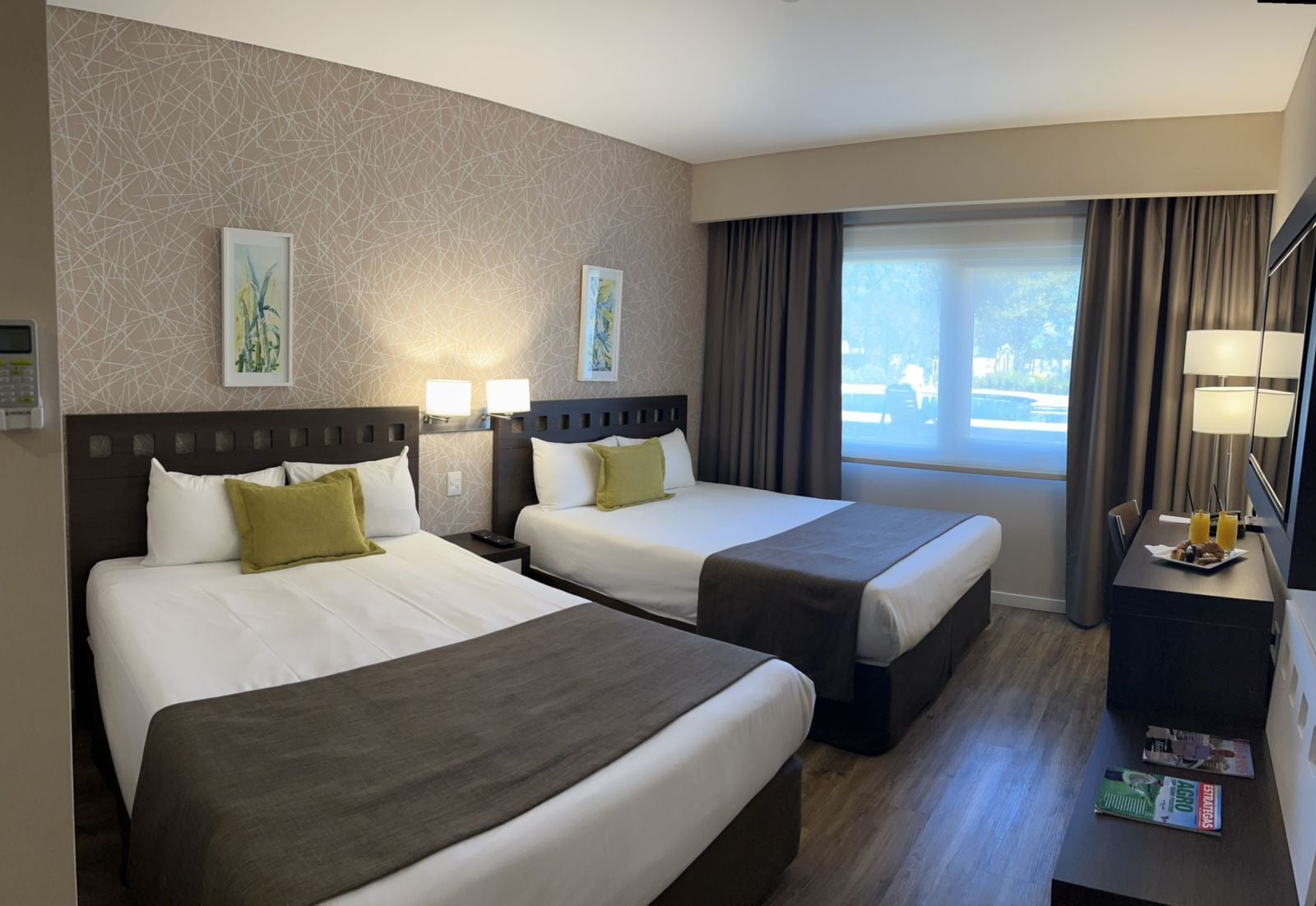 Deluxe Room, 2 Double Beds | Minibar, in-room safe, desk, iron/ironing board