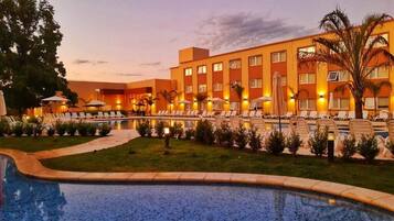 Majoituspaikan julkisivu