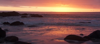 A 2 minute walk to a lovely quiet beach