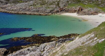 A 2 minute walk to a lovely quiet beach