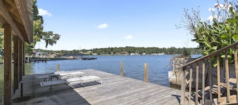 Family - Friendly Lakefront Home with a Covered Boat-slip. 