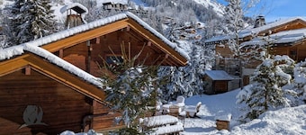 CHALET DE L'OURS with Spa, terrace and nearby ski slopes