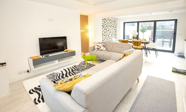 Feriehus - privat badeværelse | Lounge