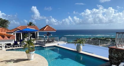 Sea Views Villa & Guest House with 2 Private Pools. In a Private Club