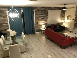 Smart TV, video-game console, DVD player, table tennis