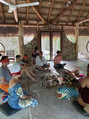 Dining - Cabaña Brillo de Estrellas- "letsbal Eeke" (Puerto Morelos)