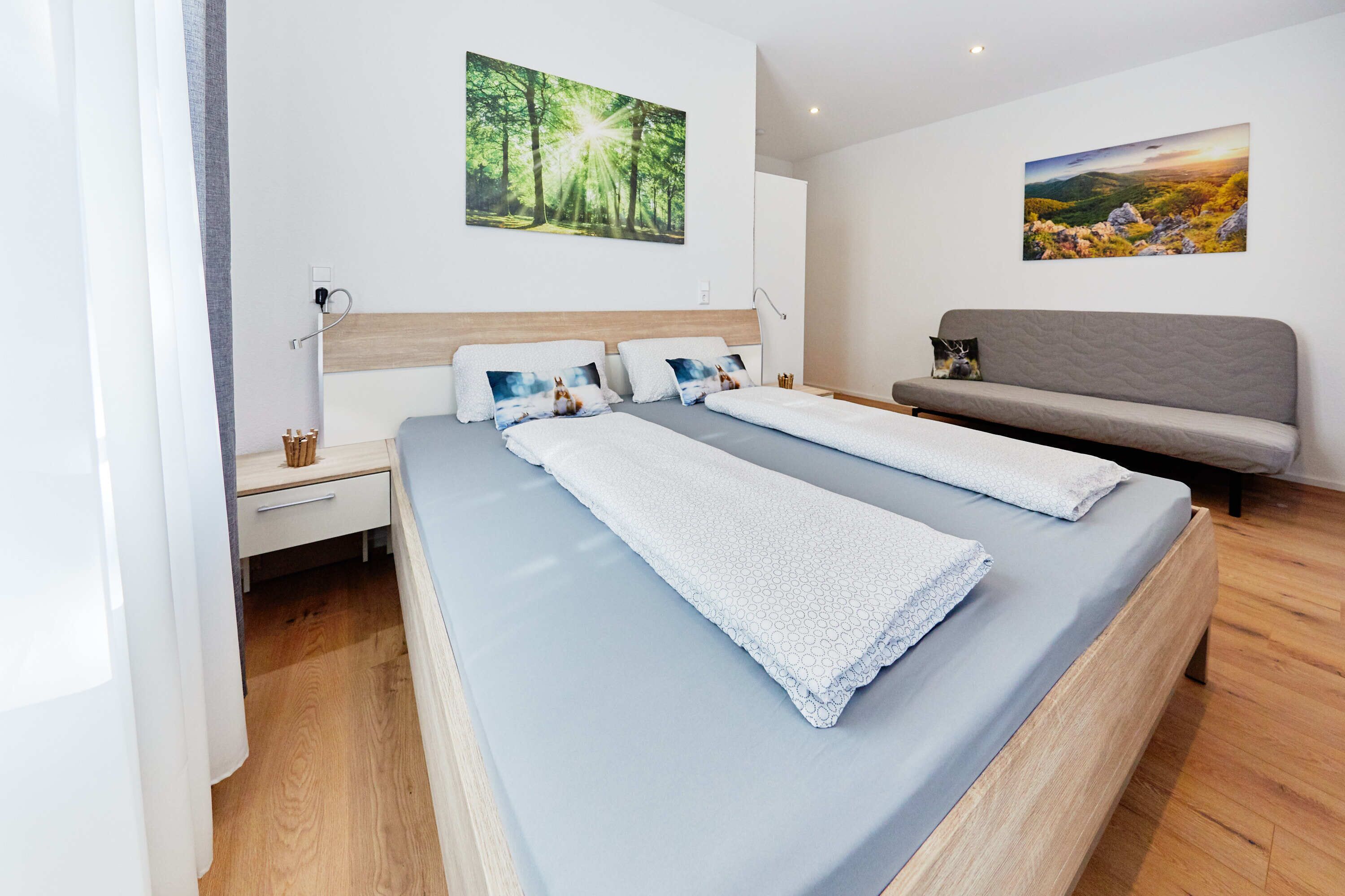 2 habitaciones, wifi gratis y ropa de cama 