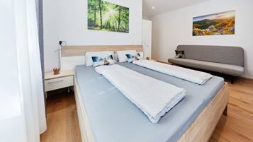 4 Schlafzimmer, kostenloses WLAN, Bettwäsche