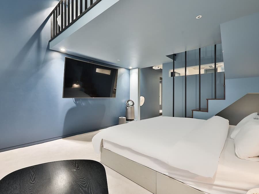 Familien-Vierbettzimmer | Hochwertige Bettwaren, Daunenbettdecken, kostenlose Minibar