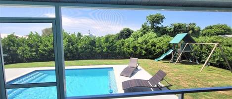 Una piscina climatizada