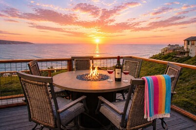 Dillon Beach Playcation! Oceanview, Hot Tub & Fire Table | Agua La Vista