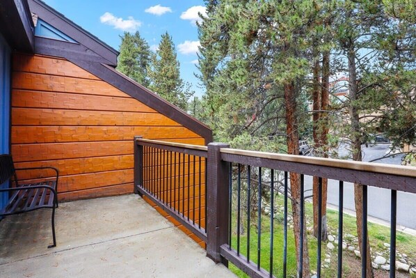 Terrace/patio - Winterpoint Gem: Walk to Snowflake Lift & Downtown (Breckenridge)